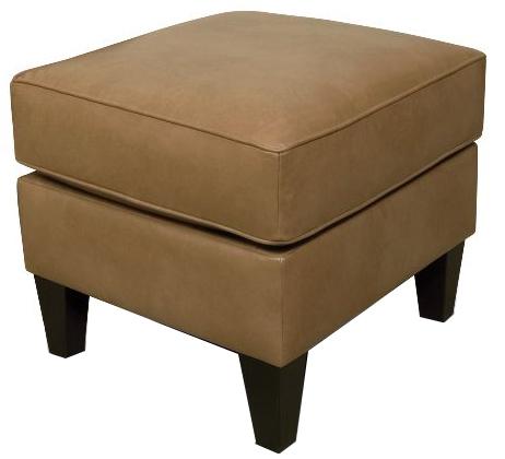 Dimensions 2910/AL Series 2917AL Ottoman with Exposed Wood Feet